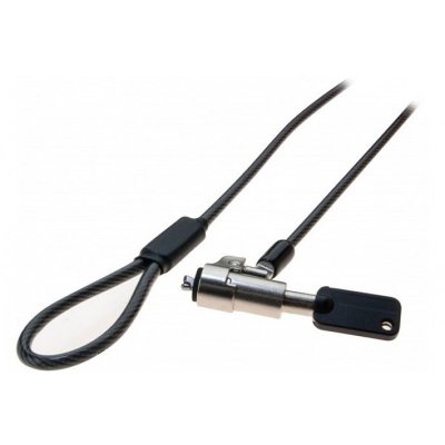 DACOMEX Antivol &agrave; cle pour portable dell encoche wedge