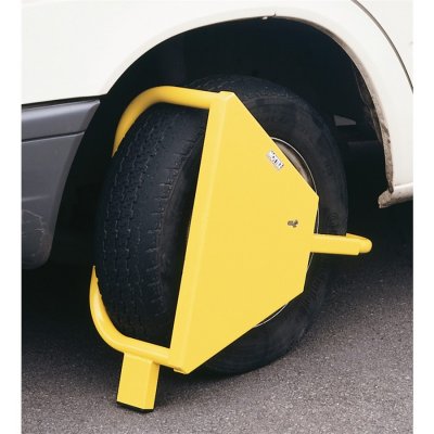 MOTTEZ Antivol Bloque Roue Haute S&eacute;curit&eacute; Avec Serrure Blind&eacute;e
