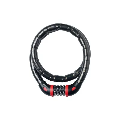 MASTER LOCK Antivol c&acirc;ble articul&eacute; Masterlock &agrave; combinaison 18 mm x 1m noir