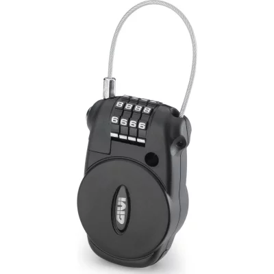 GIVI Antivol casque/bagage c&acirc;ble r&eacute;tractable  S220