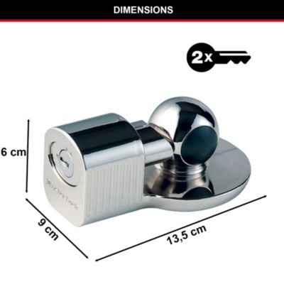 MASTER LOCK Antivol d'attelage pour remorque  377EURDAT