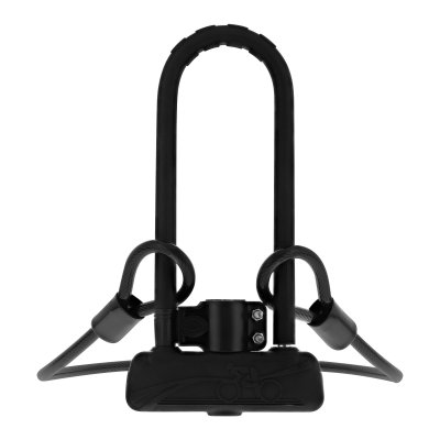 TNB Antivol En U Avec Cable Pour V&eacute;lo / Trottinette - Umulockxl - Noir 