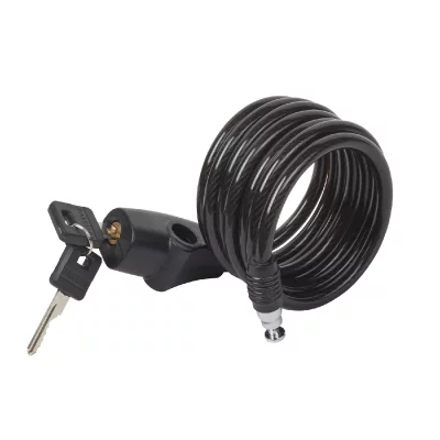MASTER LOCK Antivol Masterlock Antivol Velo Cable 1.80m x &Oslash; 8mm &agrave; cl&eacute; - Noir