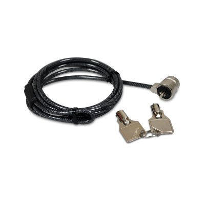 PORT DESIGNS Antivol Port Cable s&eacute;curit&eacute; &agrave; clef noir