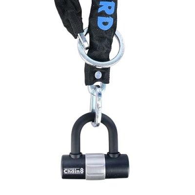 OXFORD Antivol V&eacute;lo  Chain8 - 8mm X 1m Noir