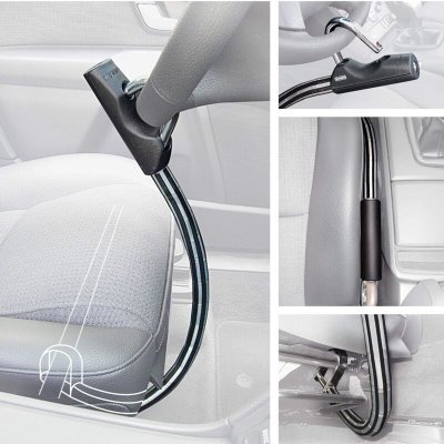 ARTAGO Antivol Voiture Canne Articul&eacute;e Haute S&eacute;curit&eacute; Volant Si&egrave;ge 80cm 