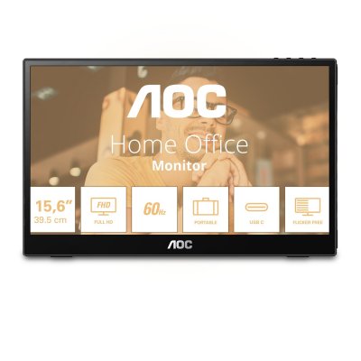 AOC  16T3EA t&eacute;l&eacute;viseur et moniteur portables Noir 39,6 cm 16T3EA