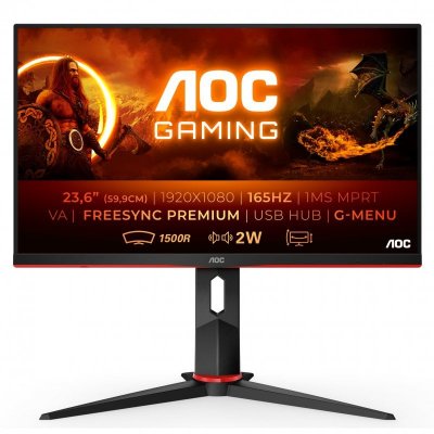 AOC  23.6 LED - C24G2U/BK