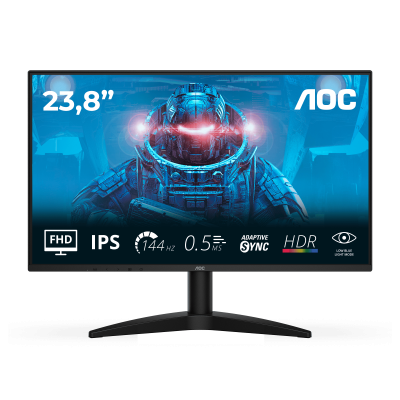 AOC  24B36X Moniteur 24"" FHD 144Hz MPRT 0,5 ms Technologie Low Blue Light