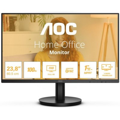 AOC  24B3HMA2 &eacute;cran plat de PC 60,5 cm (23.8"") 1920 x 1080 pixels Full HD LED Noir