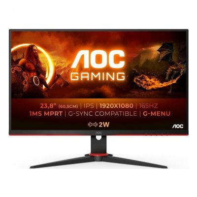 INFOPAVON Aoc 24g2spu/bk 24&acute;&acute; Fhd Ips Led 165hz Gaming Monitor