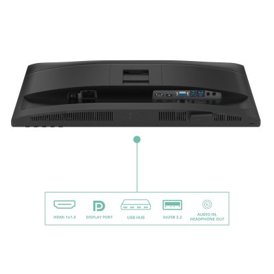 AOC  24P4U &eacute;cran plat de PC 60,5 cm (23.8 ) 1920 x 1080 pixels Full HD Noir - Neuf