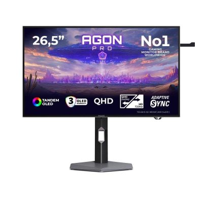 AOC  AGP277QKDC &eacute;cran plat de PC 67,3 cm (26.5 ) 2560 x 1440 pixels Gris - Neuf