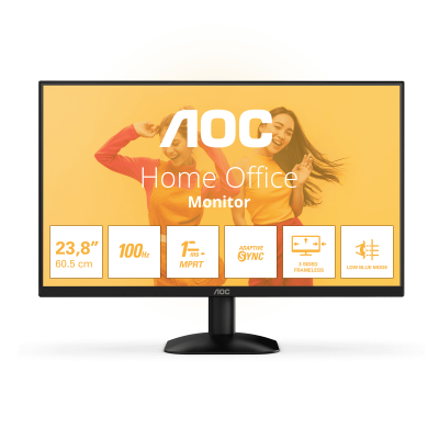 AOC  B3 24B35HM2 &eacute;cran plat de PC 60,5 cm (23.8"") 1920 x 1080 24B35HM2