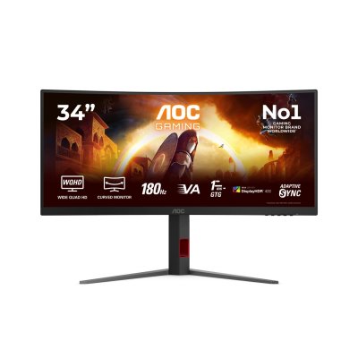 AOC  CU34G4CA Moniteur incurv&eacute; 34 3440x1440 180Hz - Neuf