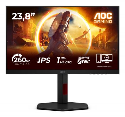 AOC  G4 24g4zr &Eacute;cran Plat De Pc 60,5 Cm (23.8"") 1920 X 1080 Pixels Full Hd Led Noir, Rouge