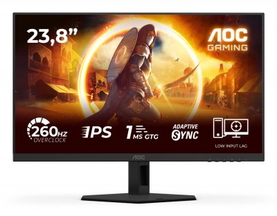 AOC  G4 24g4zre &Eacute;cran Plat De Pc 60,5 Cm (23.8"") 1920 X 1080 Pixels Full Hd Led Noir, Rouge