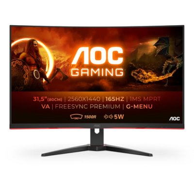 AOC  Gaming CQ32G2SE/BK - &eacute;cran LED - incurv&eacute; - 32