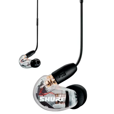 SHURE AONIC 215 Ecouteurs Sound Isolating filaire - Transparent 