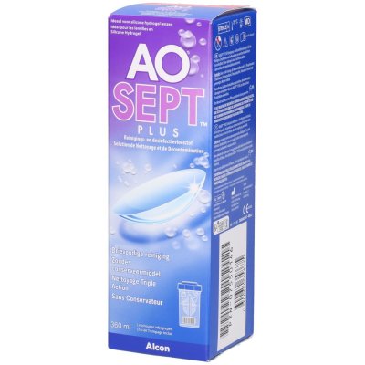 AOSEPT  Plus Contact Lens Care Solution, single bottle, 360 ml