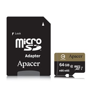 APACER  Memory Card Micro SDHC/SDXC 64GB Class 10 UHS-I