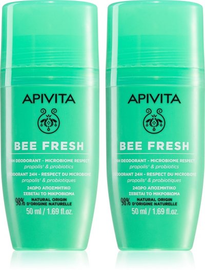APIVITA  Bee Fresh Duo d&eacute;odorant roll-on