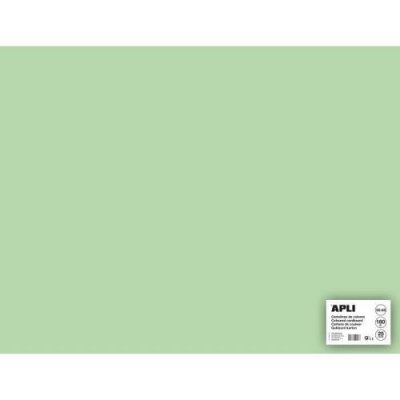 APLI  014260 Lot de 25 Feuilles de carton 500 x 650 mm Vert Emeraude
