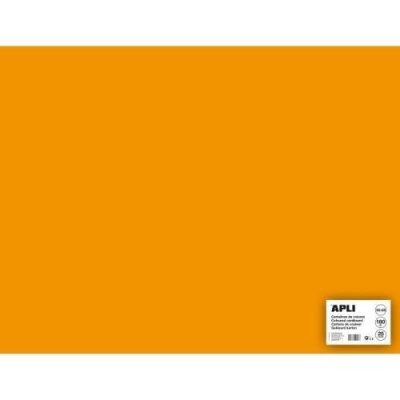 APLI  014264 Lot de 25 Feuilles de carton 500 x 650 mm Orange