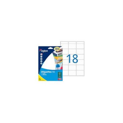 APLI  43810 - Etui 288 &eacute;tiquettes multi-usage 20 x 67 mm Blanc