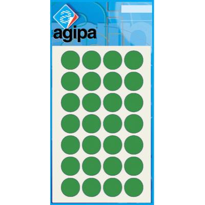 AGPA APLI-AGIPA 44891 Pastille Adh&eacute;sive 15mm Pochette Lot de 168 ,Vert