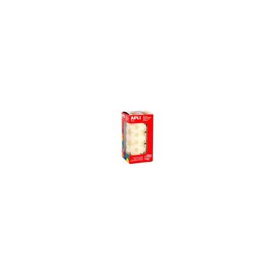 APLI PAPER Apli Kids 11116 Rouleau de 2360 gommettes Etoiles or