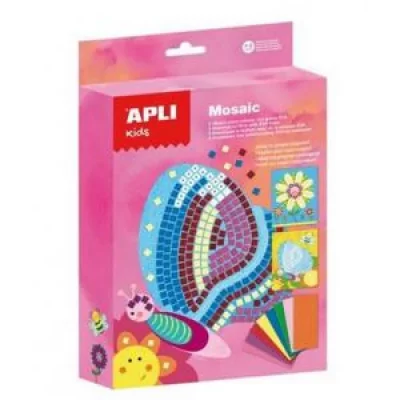 APLI  kids 13913&nbsp;Kit mosaique en mousse Printemps (2&nbsp;pi&egrave;ces)