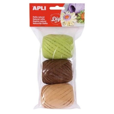 APLI  raphia naturel tons nature 014413
