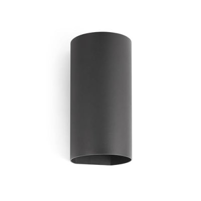 FARO BARCELONA Aplique murale de jardin gris fonc&eacute; Bruc 2 ampoules