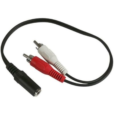 APM FRANCE APM - Adaptateur audio - mini jack st&eacute;r&eacute;o femelle pour RCA m&acirc;le