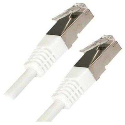 APM  c&acirc;ble rj45 cat.6 blind&eacute; droit blanc - 10m 3552725603235