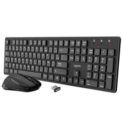 APM  - Ensemble clavier et souris - sans fil - 2.4 GHz - AZERTY - Fran&ccedil;ais