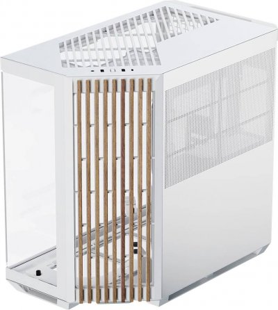 APNX  V1-W-WT-v1 Midi Tower Blanc, Bois