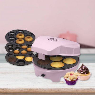 BESTRON Appareil 3en1 cakepops/muffins/donuts 700w  ASW238P - rose
