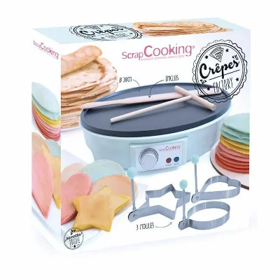 SCRAPCOOKING Appareil &agrave; cr&ecirc;pes - cr&ecirc;pes factory -  
