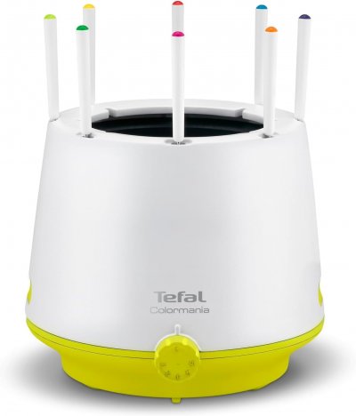 TEFAL Appareil &agrave; fondue pour 8 personnes blanc vert