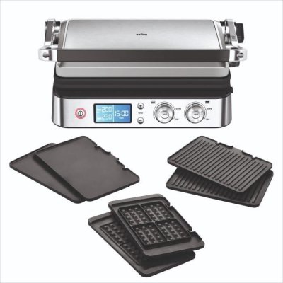 BRAUN Appareil &agrave; panini et grill  MultiGrill 9 CG 9047 - noir/inox