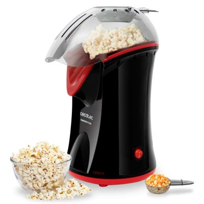 CECOTEC Appareil &agrave; pop-corn &eacute;lectrique  Fun&Taste P'Corn Noir - 1200W