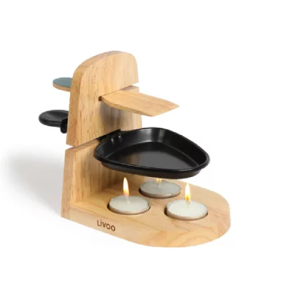 LIVOO Appareil &agrave; raclette 1 ou 2 personnes &agrave; la bougie