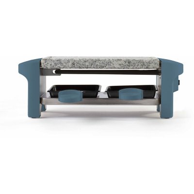 LIVOO Appareil &agrave; Raclette 2 personnes  DOC156BS 350 W Bleu 