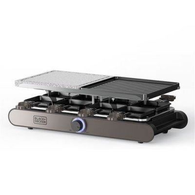 BLACK & DECKER Appareil &agrave; raclette Black-Decker BXFC1400E 1400W Noir