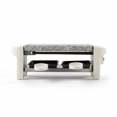LIVOO Appareil &agrave; raclette blanc 2 personnes doc156w