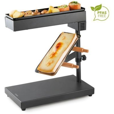 DOMO Appareil a raclette  - DO1145RC - Raclette traditionnel - Revetement sans PFAS - 1000W
