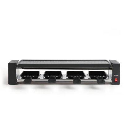 LIVOO Appareil &agrave; raclette  DOC259 Feel good moments 800W Noir 