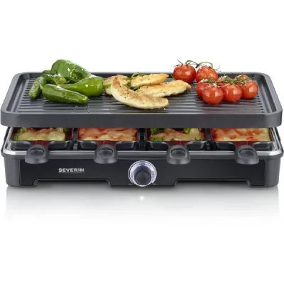 SEVERIN Appareil &agrave; raclette  - RG9670 - Jusqu&agrave; 8 personnes - 1400W